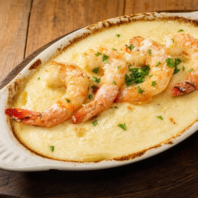 Seafood Ravioli with Shrimp.
