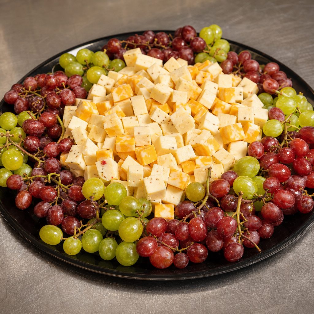 Cheese & Grapes Tray.