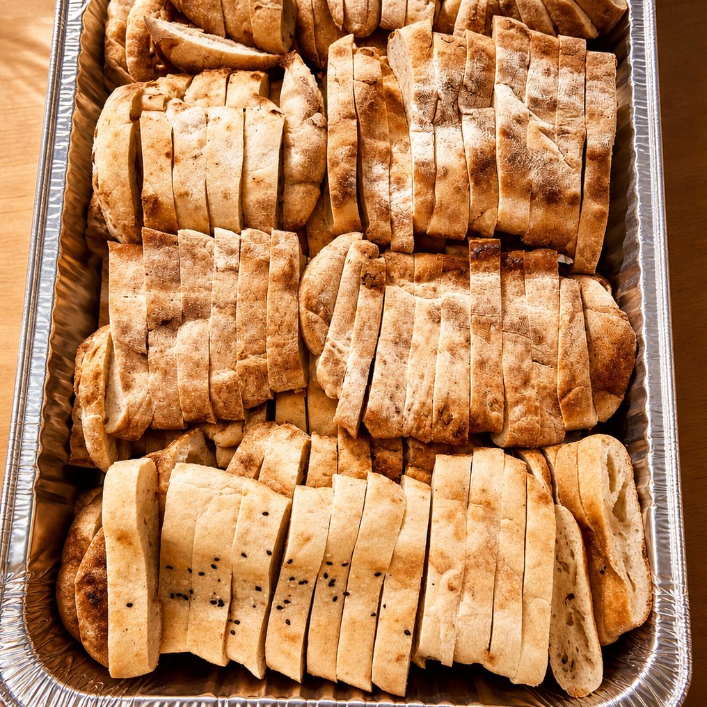 Turkish Homemade Bread tray.