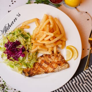 Lunch Sea Bass, Salad