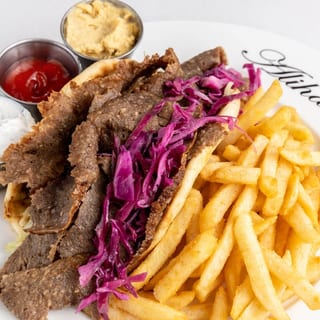 Lunch Gyro, Pita, Salad